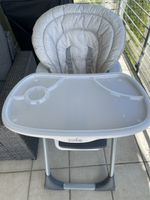 Joie Hochstuhl grau gebraucht guter Zustand Höhenverstellbar