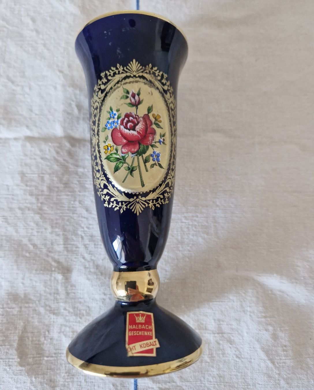 Vasen & Gefässe: Cobalt Vase – Gebraucht aus Bern von Antikbatik 9