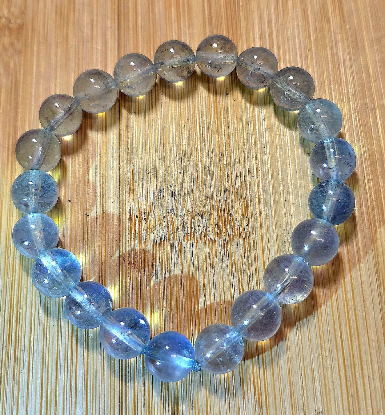 Minerali & Pietre curative: Gemmy Aquamarine Armband C 8.8mm – Usato da Matzingen venduto da Shay_Crystalz 1