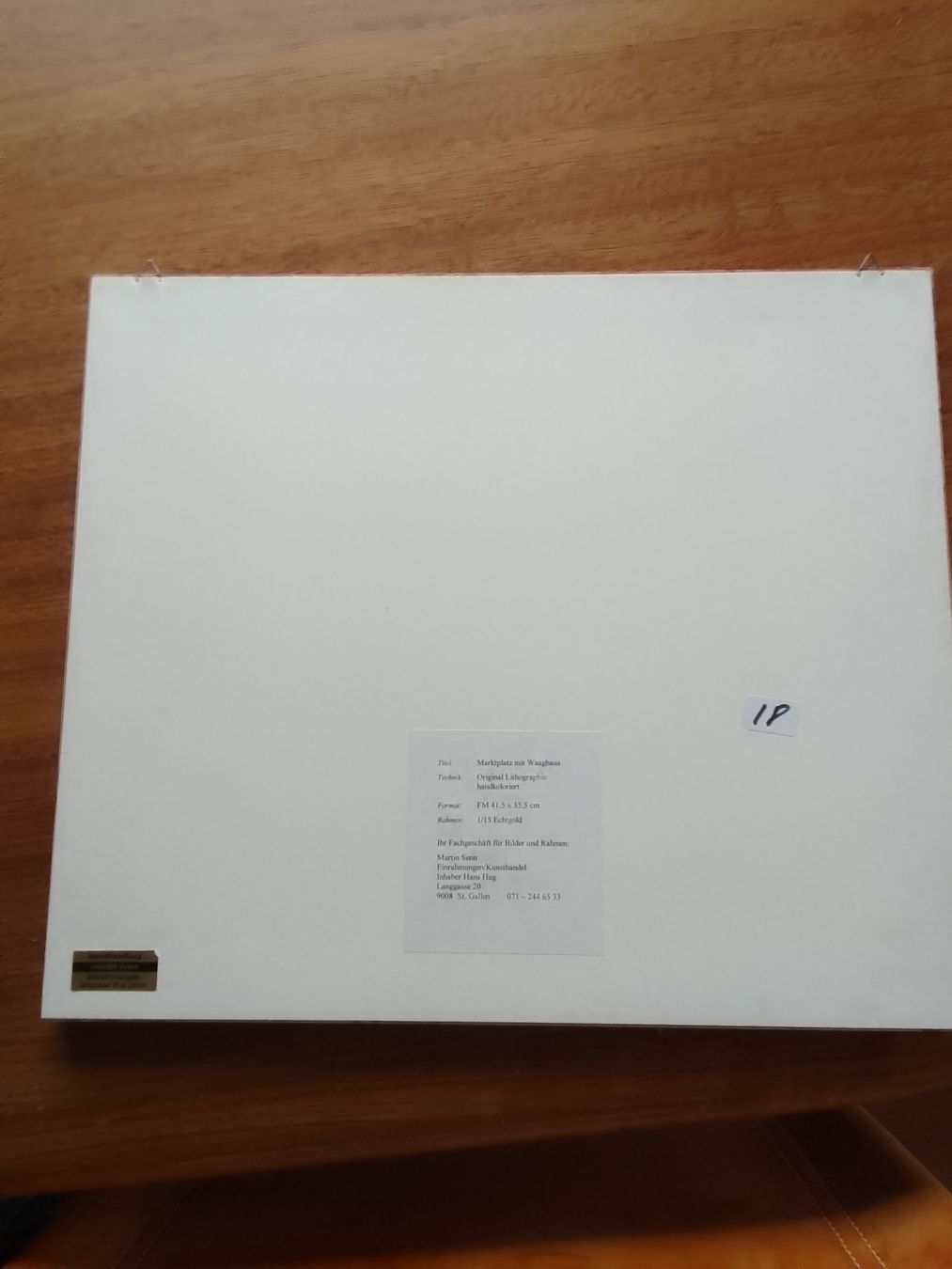 Grafica & Litografie: Lithografie Waaghaus – Usato da Ebmatingen venduto da swiss.canadian 3