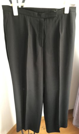 Sehr Elegant Schwarz Hose pantalon élégant noir taille 48