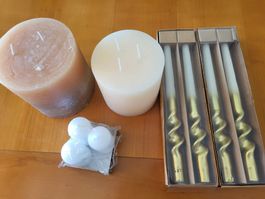 verschiedene Kerzen ungebraucht