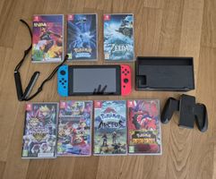 Nintendo Switch Konsole rot/blau top Zustand Sommer-Deal