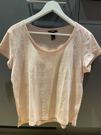 Rosa T-shirt von H&M, Gr. XS