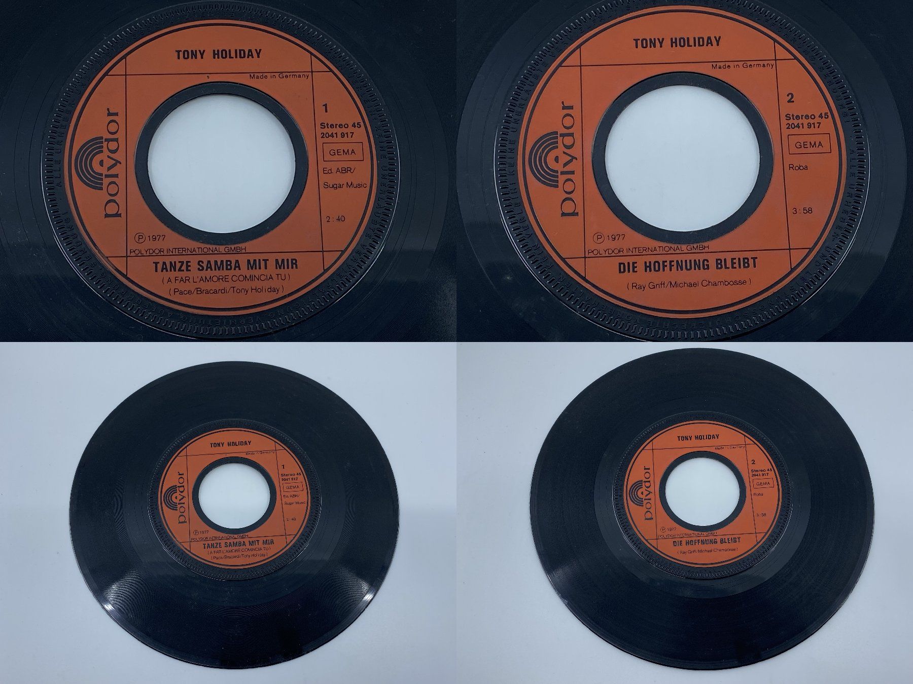 Schallplatten: Tony Holliday - Tanze Samba mit mir – Gebraucht aus Langwiesen von Restposten-24