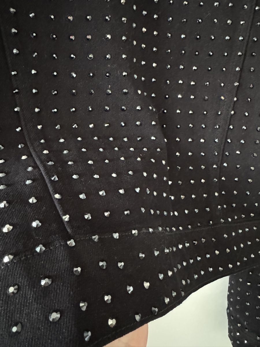 Mango Giacche: Mango studded black denim jacket - size M – Nuovo (secondo la descrizione) da Morges venduto da melz_28 2