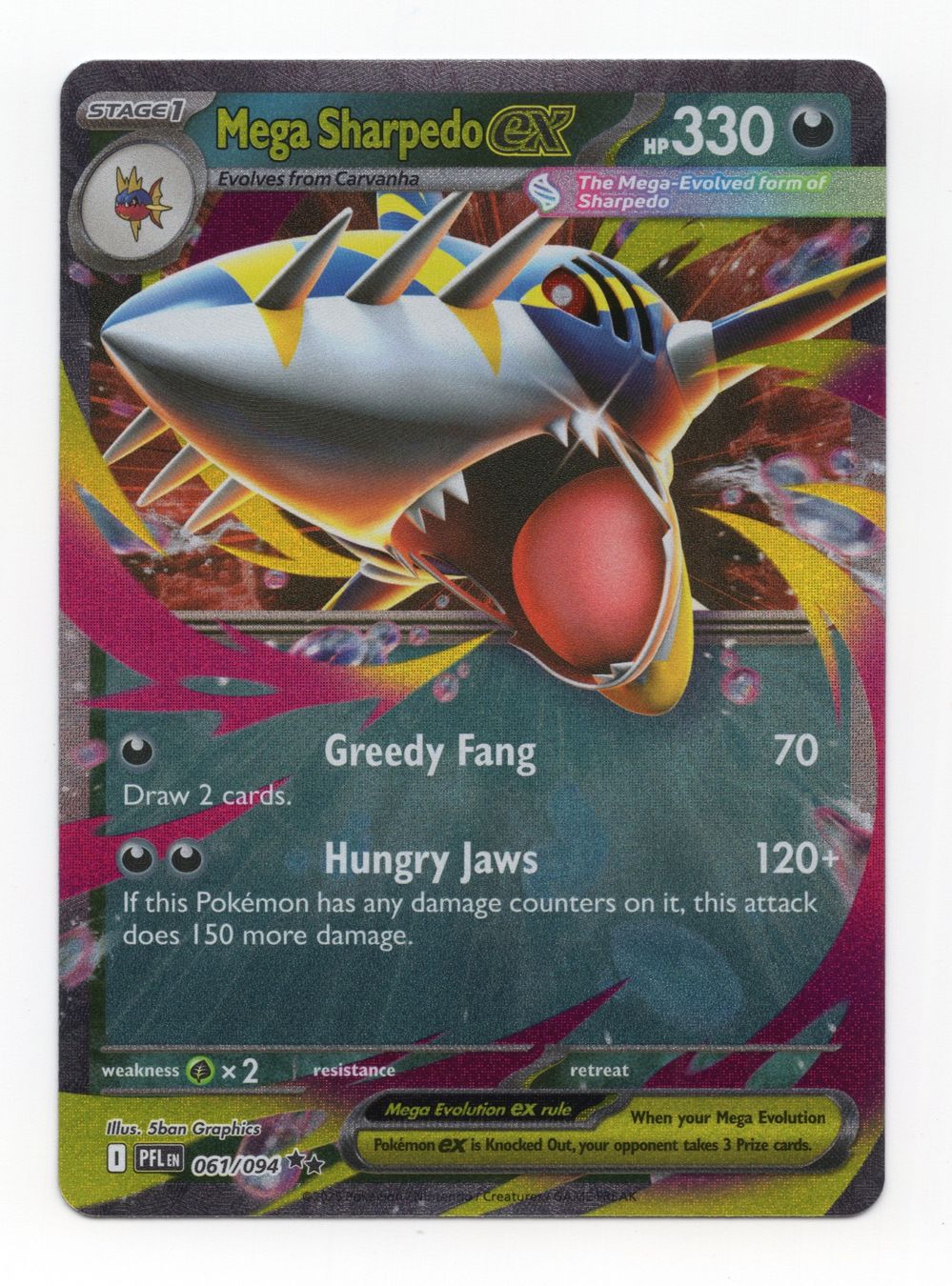 Pokémon Cartes à collectionner: Mega Sharpedo Ex 061/094 Phantasmal Flames Englisch – Neuf (Voir description) à Oberglatt ZH par DSGS37
