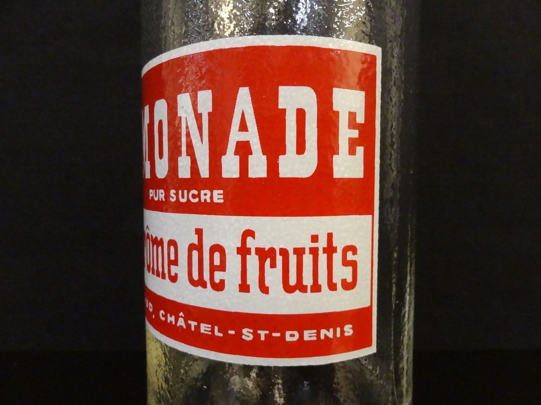 Gläser, Krüge & Flaschen: Flasche LIMONADE PUR SUCRE V. PILLOUD CHÂTEL-ST-DENIS 1967 – Gebraucht aus Kerzers von Flaschenposten 4