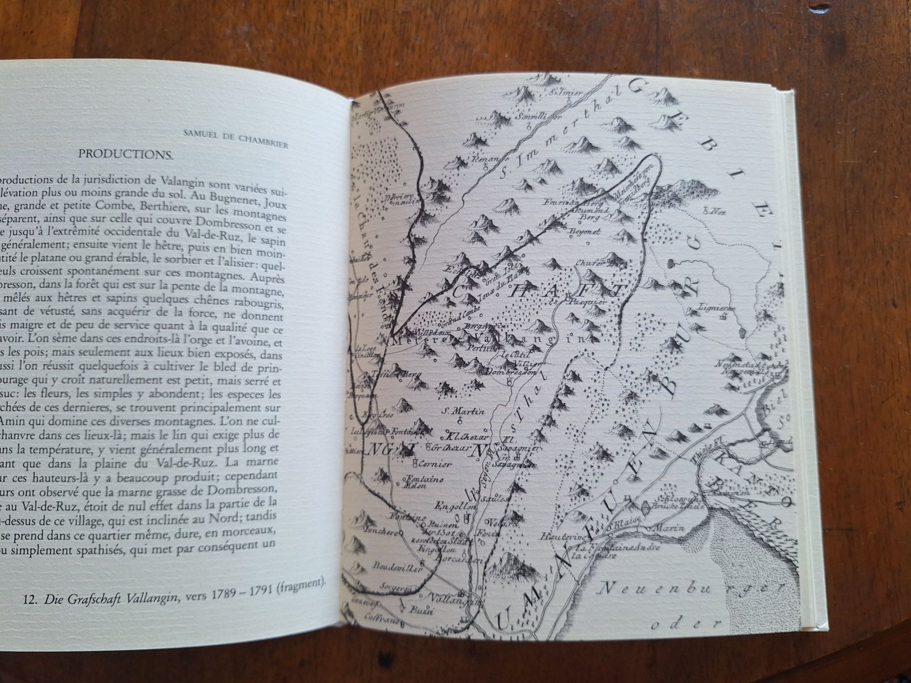 Bücher: DESCRIPTION TOPOGRAPHIQUE DE LA MAIRIE DE VALANGIN – Gebraucht aus Bevaix von bohrap 3