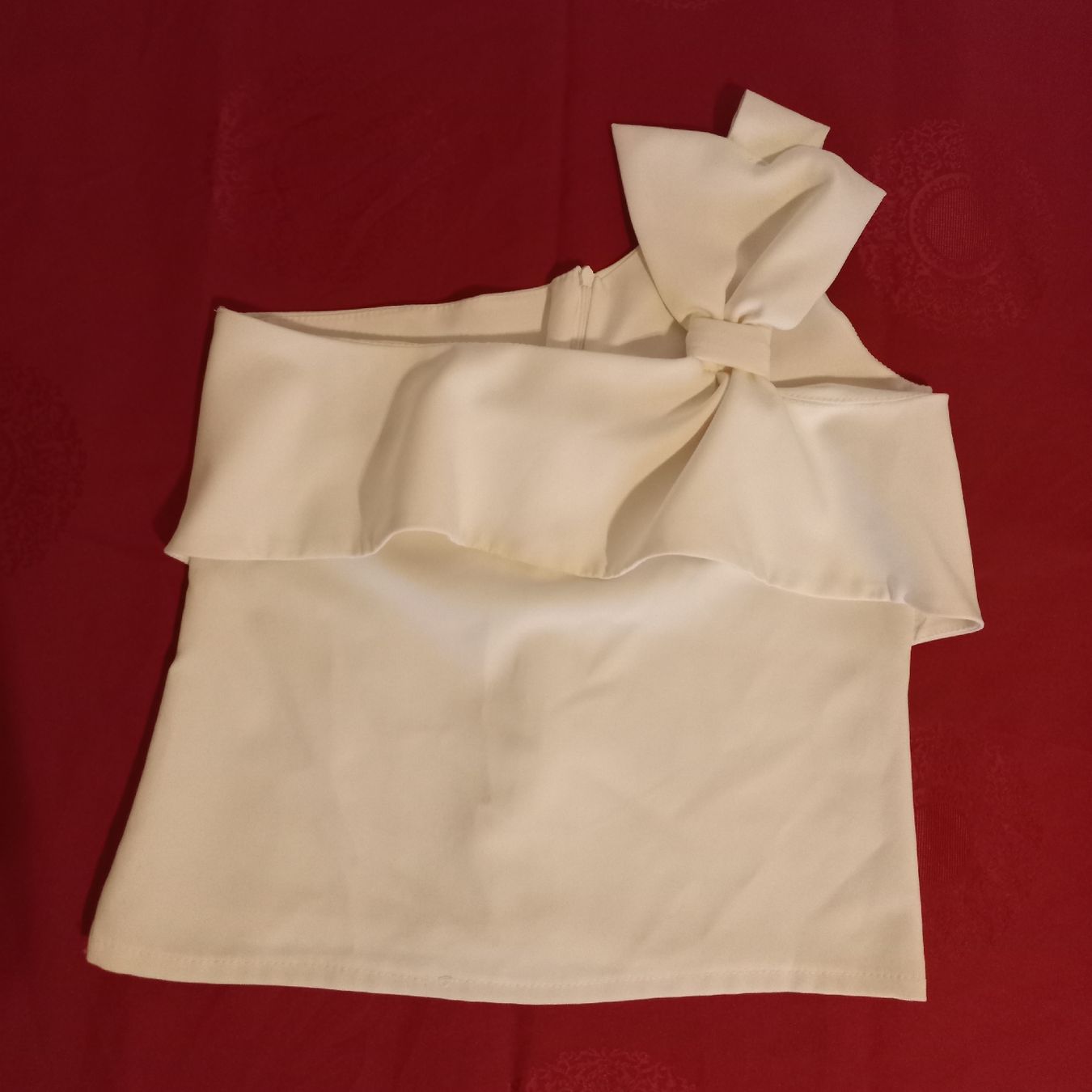 Tops: Top blanc taille L  – Neu (gemäss Beschreibung) aus Dompierre FR von fat_xth5