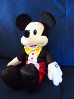 Disney, Mickey Mouse 32cm, Mickey Maus Figur Frack, Plüsch