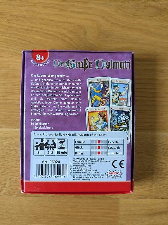 Spiele: Kartenspiel der grosse Dalmuti – Gebraucht aus Birsfelden von L.L.CoolBean 1