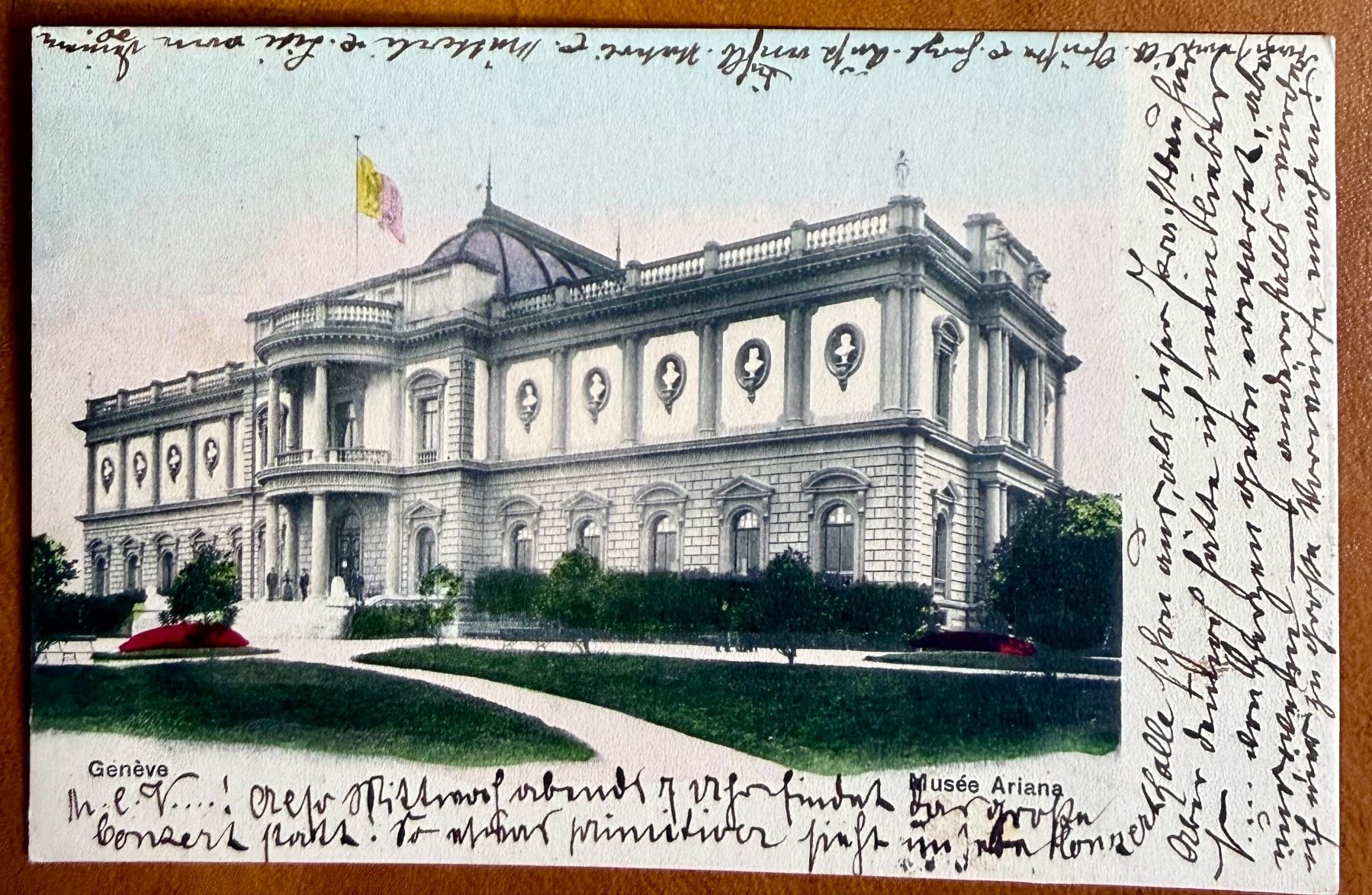Ansichtskarten: Genève - Musée Ariane 1903 – Gebraucht aus Lutry von Ediego