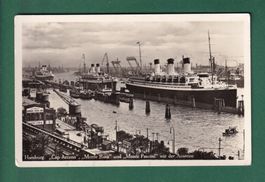 HAMBURG - Cap Arcona und Monte Pascoal vor der Reise - 1935