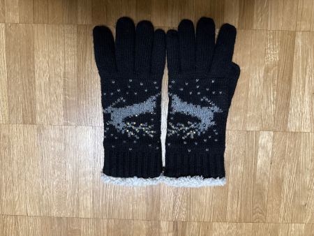 Winterhandschuhe mit Reh Motiv und warmem Futter!