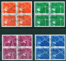 Nr 309-312  4 block ET gestempelt