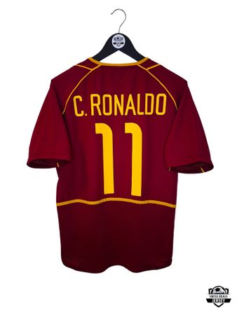 C. RONALDO #11 Original Portugal 2002-04 Home Trikot