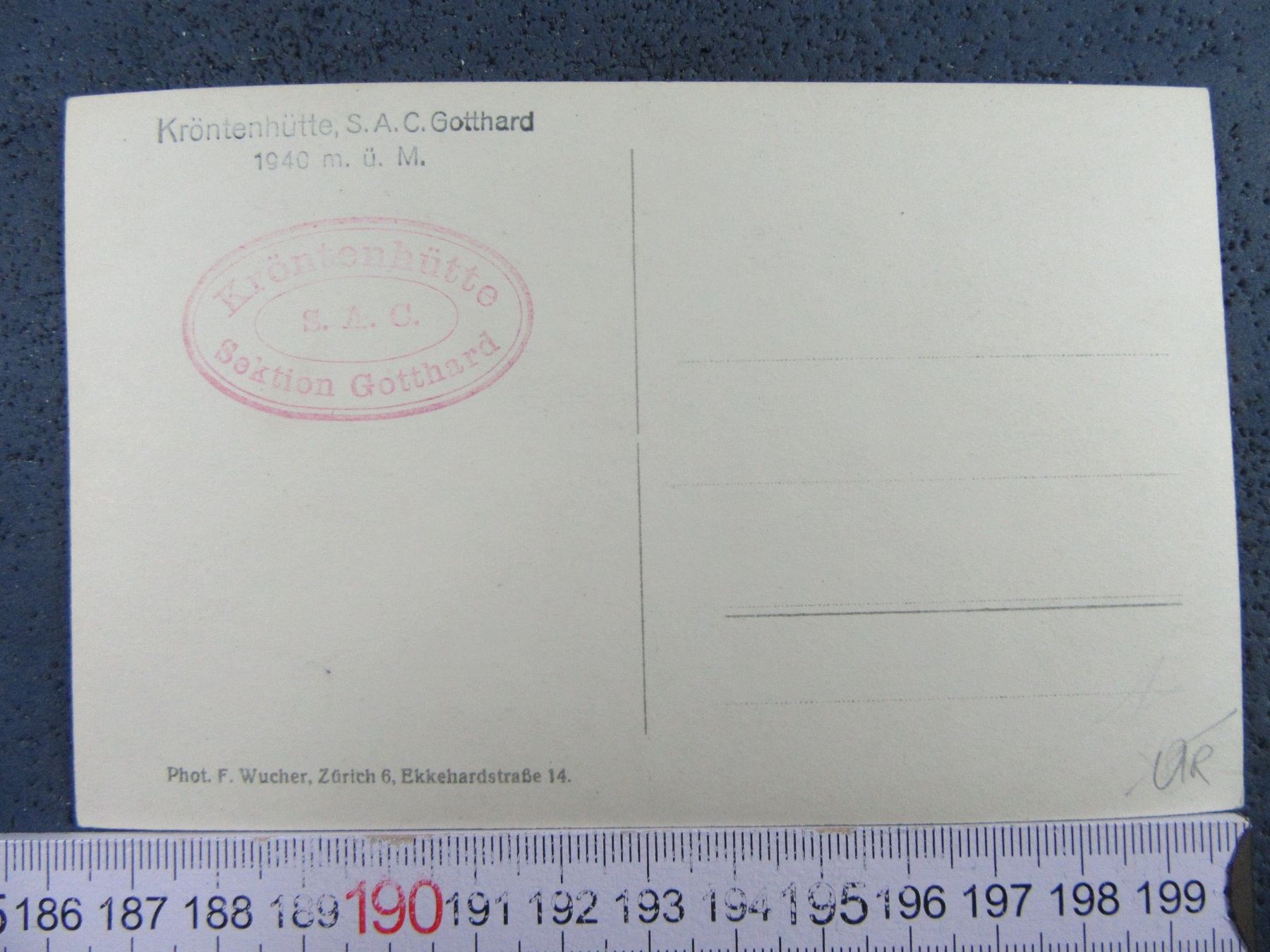 Cartoline postali: KRÖNTENHÜTTE SAC GOTTHARD URI AK – Usato da Ettingen venduto da Hausi4711 2