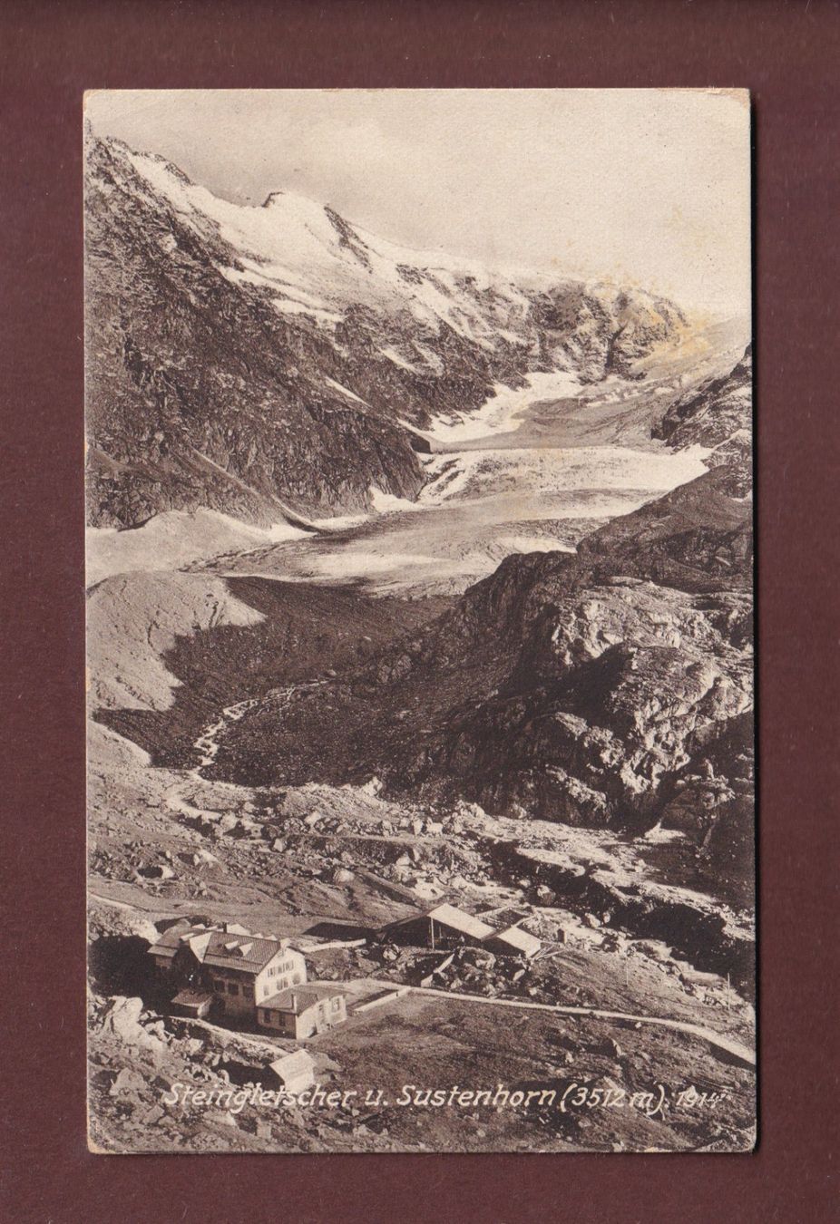 Cartoline postali: STEINGLETSCHER - Sustenhorn – Usato da Pully venduto da nicecards-shop