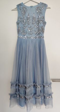 Maya Deluxe Kleid, Gr. 34, hellblau, neuwertig & top!