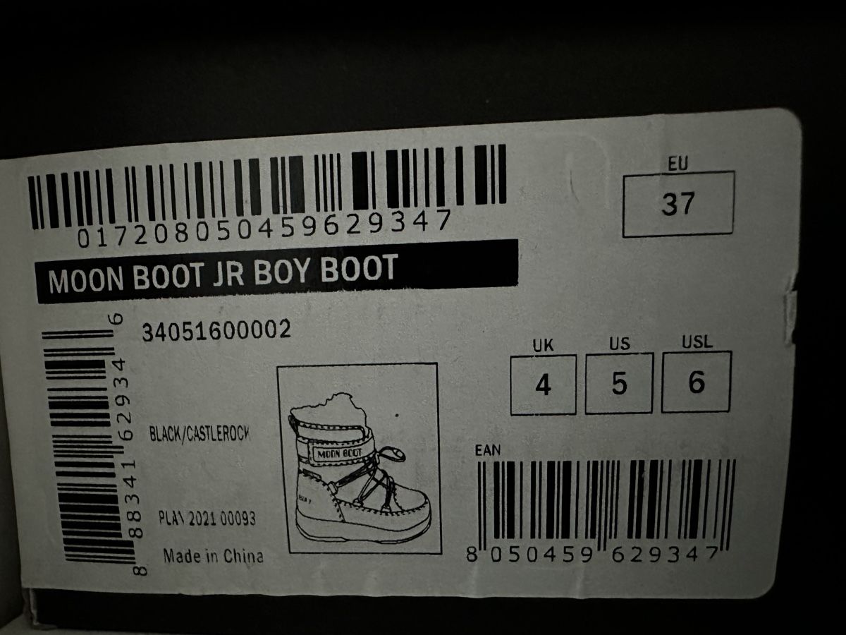 Moon Boot Scarpe per ragazze: Moon Boot Gr.37 Winterstiefel mit Fellrand Schwarz – Usato da Blauen venduto da Schneider1185 5