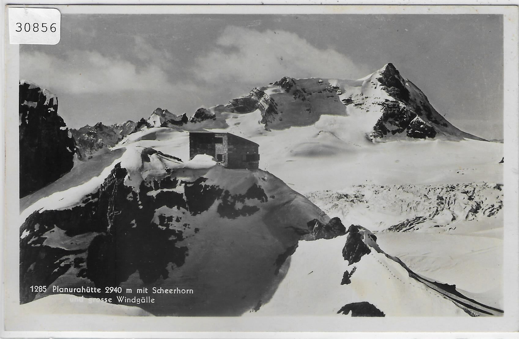 Cartoline postali: Planurahütte S.A.C. mit Scheerhorn und – Usato da Ettingen venduto da Kartenplanet