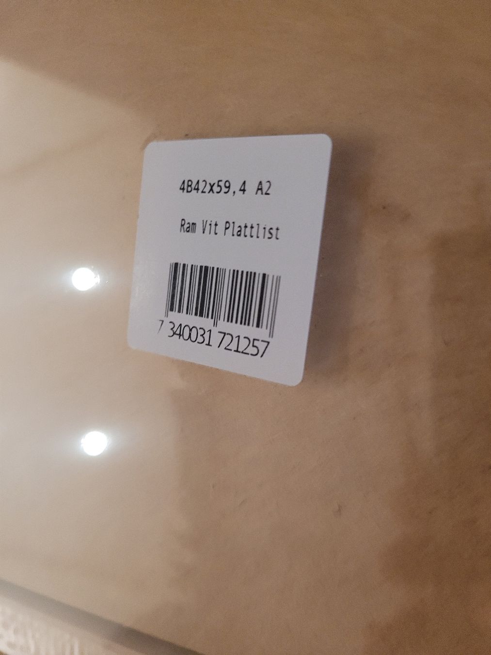 Cornici: Bilderrahmen Holz Weiss A2 42x59.4cm – Nuovo e nell'imballaggio originale da Bern venduto da JRA_12 2