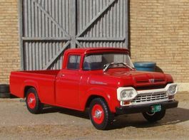 Ford F-100 Pick Up 1959 dunkelrot / weiss    1:43 von Altaya