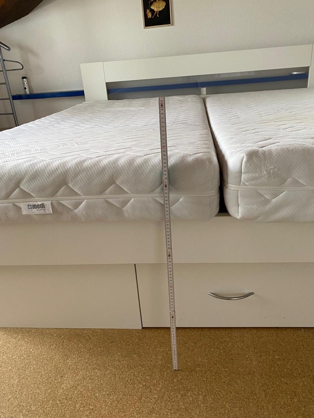 Betten: Bett mit Schubladen/Stauchfach – Gebraucht aus Gunzwil von Segi0302 4
