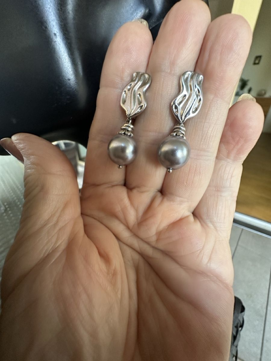 Ohrringe & -stecker: Ohrringe mit Muscheln Perlen – Neu und originalverpackt aus Kriens von Hortensie6 4
