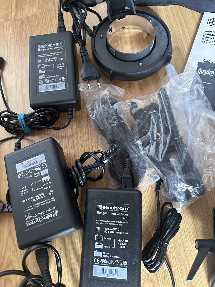 Elinchrom Flash: Elinchrom 3 Quadra Akkus und 3 Blitzköpfe – Usato da Münsingen venduto da Secondhand89 3