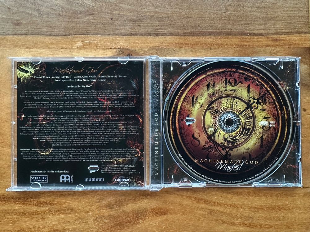 Machinemade God ‎ Masked (CD Thrash Black Metal) (Gebraucht) in