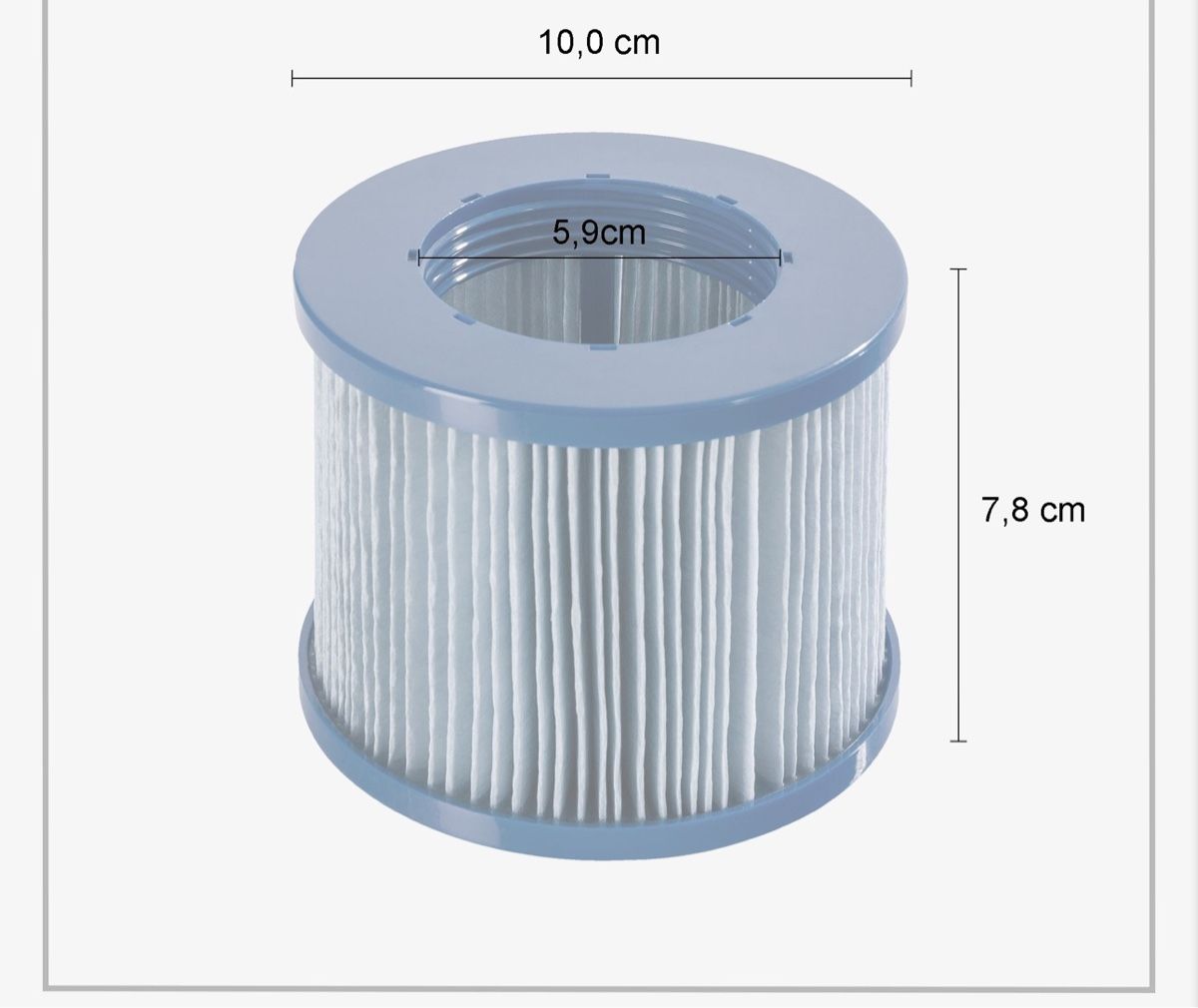 Accessori per Piscine: Spa Pool Antimikrobieller Filter 6 Stück – Nuovo e nell'imballaggio originale da Amriswil venduto da JaJa-Express 5