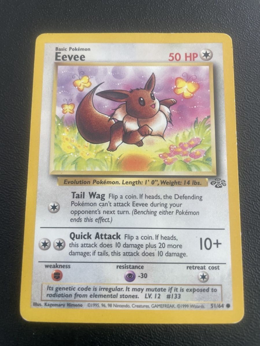 Pokémon Carte collezionabili: Pokemon Eevee 51/64 Jungle Set EN – Usato da Bellach venduto da Pokemam