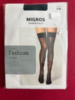 MIGROS Essentials, Halterlose Strümpfe Herzen, Grösse S/M