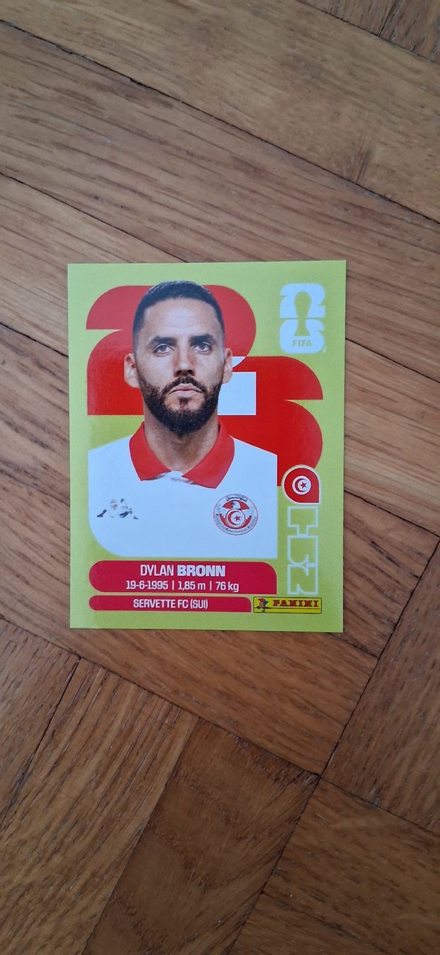 Panini Sammelbilder & Trading cards: WM- Panini 2026 Sticker Dylan Bronn – Gebraucht aus Zürich von Pryter