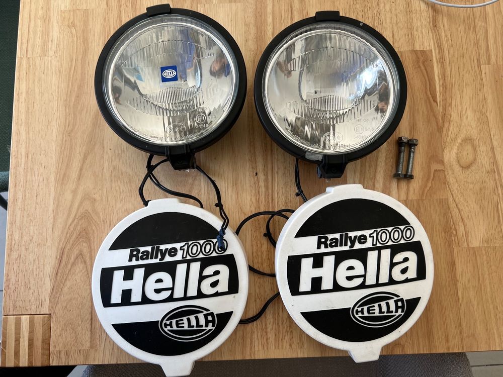 Hella Rallye 1000 Fernscheinwerfer (Ø 186 mm) – Mercado do Clássico