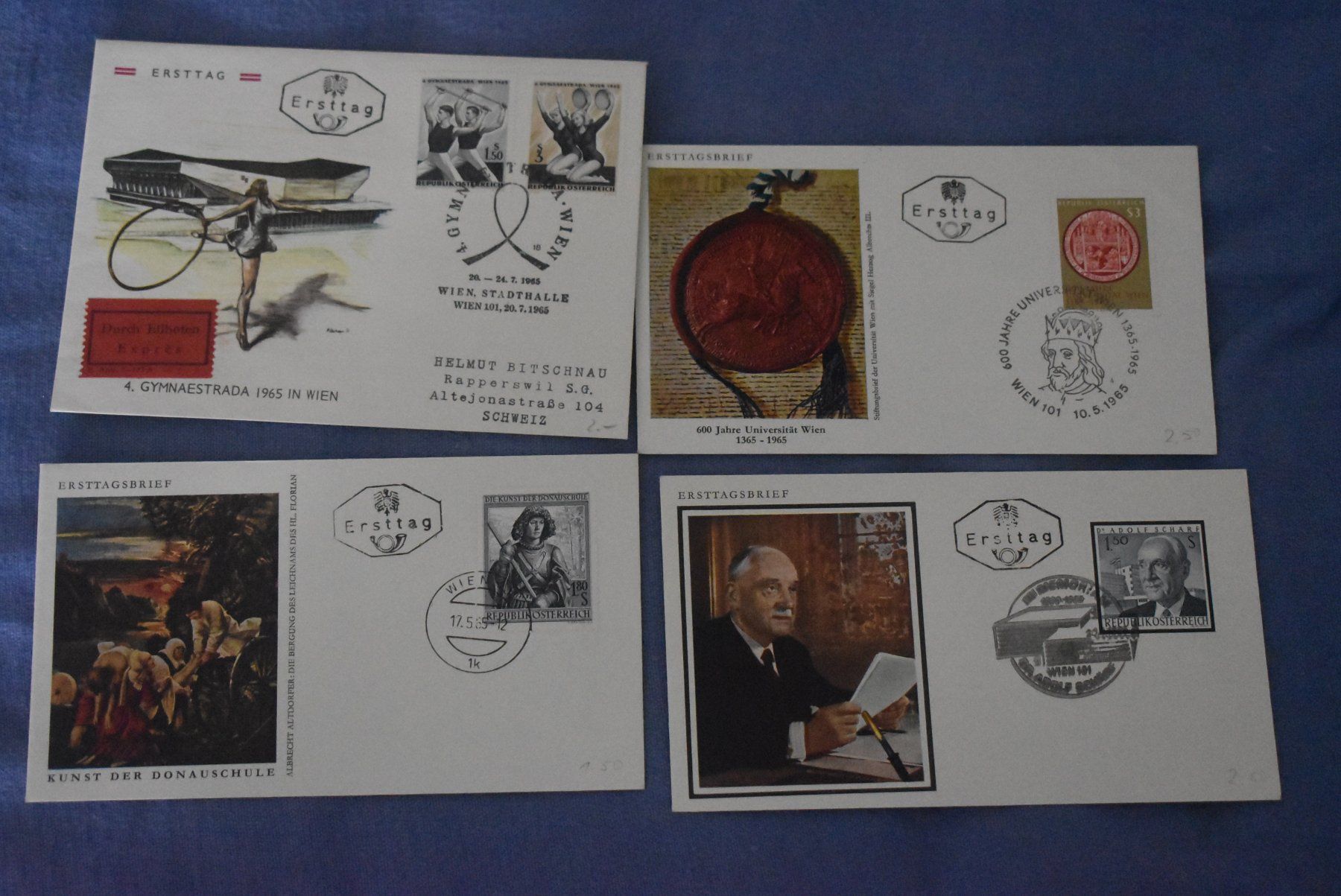 Tous les timbres: Ersttagesbriefe – D'occasion à Männedorf par chr_7kc9