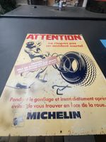 Michelin Blechschild, Rarität, Top Deko