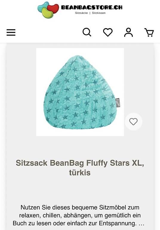Poltrone: Flauschiger Sitzsack XL – Usato da Langendorf venduto da Felix2017 1