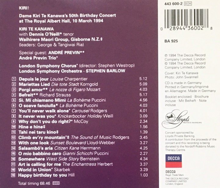CD: Kiri! - Her Greatest Hits Live – Usato da Grüningen venduto da azulamarillo 1