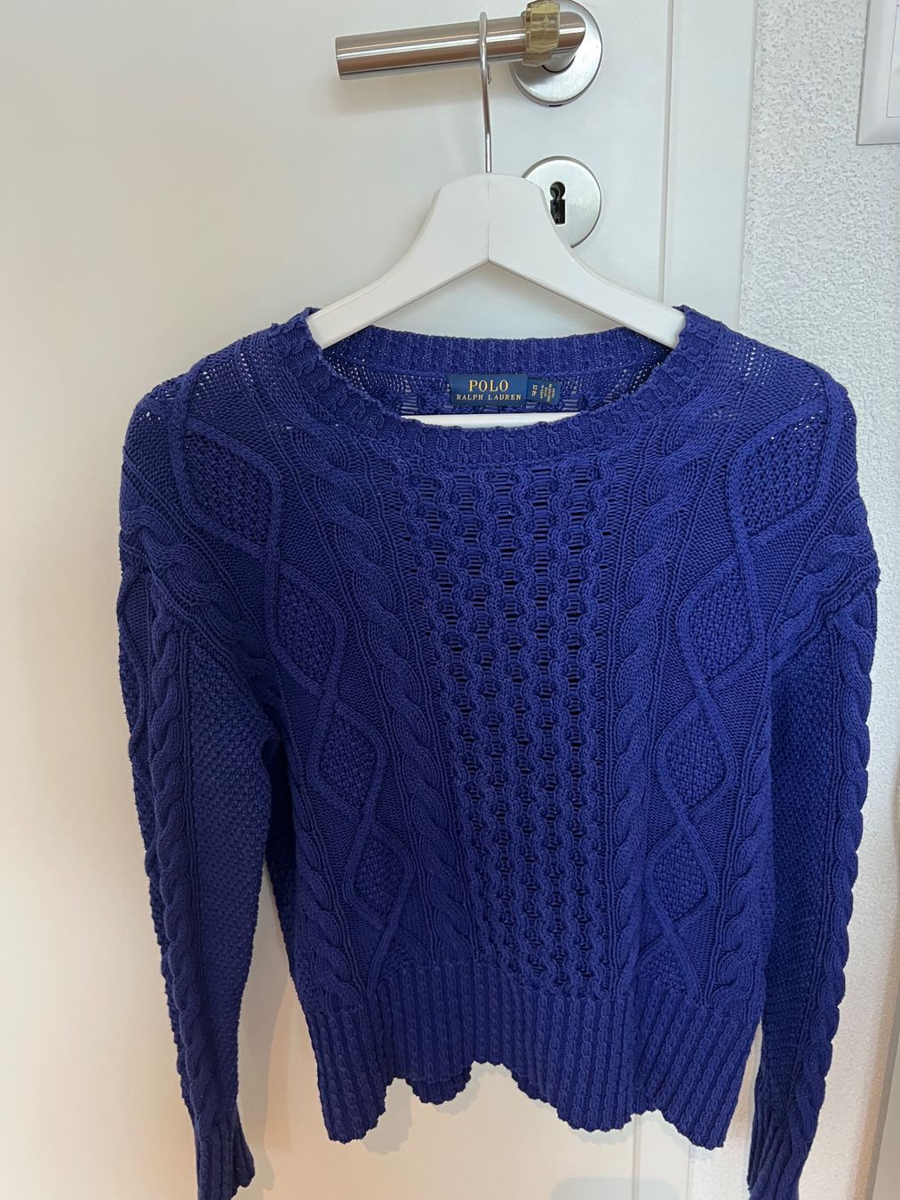 Polo Ralph Lauren Pullover & Sweatshirts: Polo Ralph Lauren Strickpullover, Gr. XS, Blau – Neu (gemäss Beschreibung) aus Biel-Benken BL von csr_b6dz