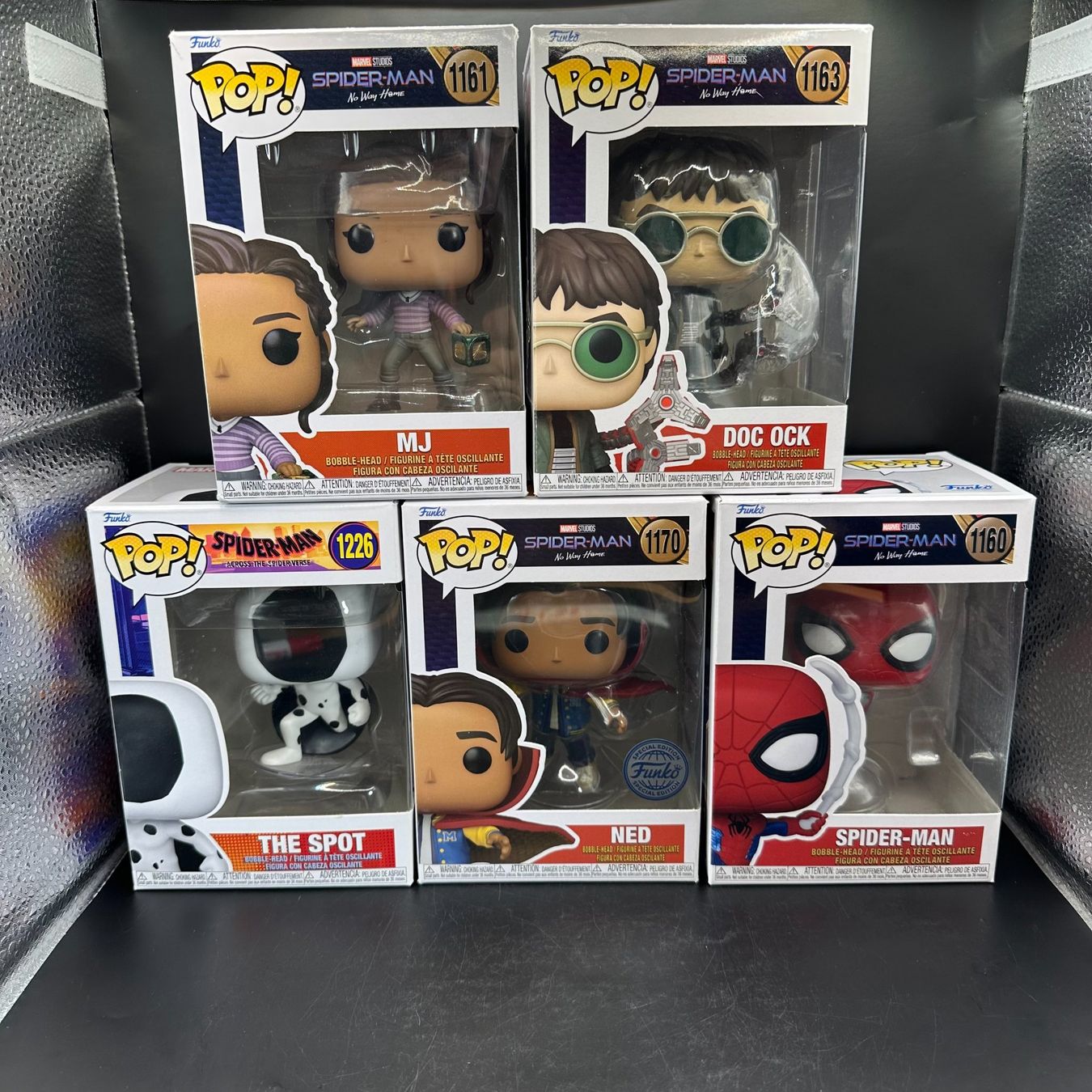 Funko Statuette: Funko Pop Marvel Spider-Man 5Stk Sammlung – Usato da Düdingen venduto da Nerdworld