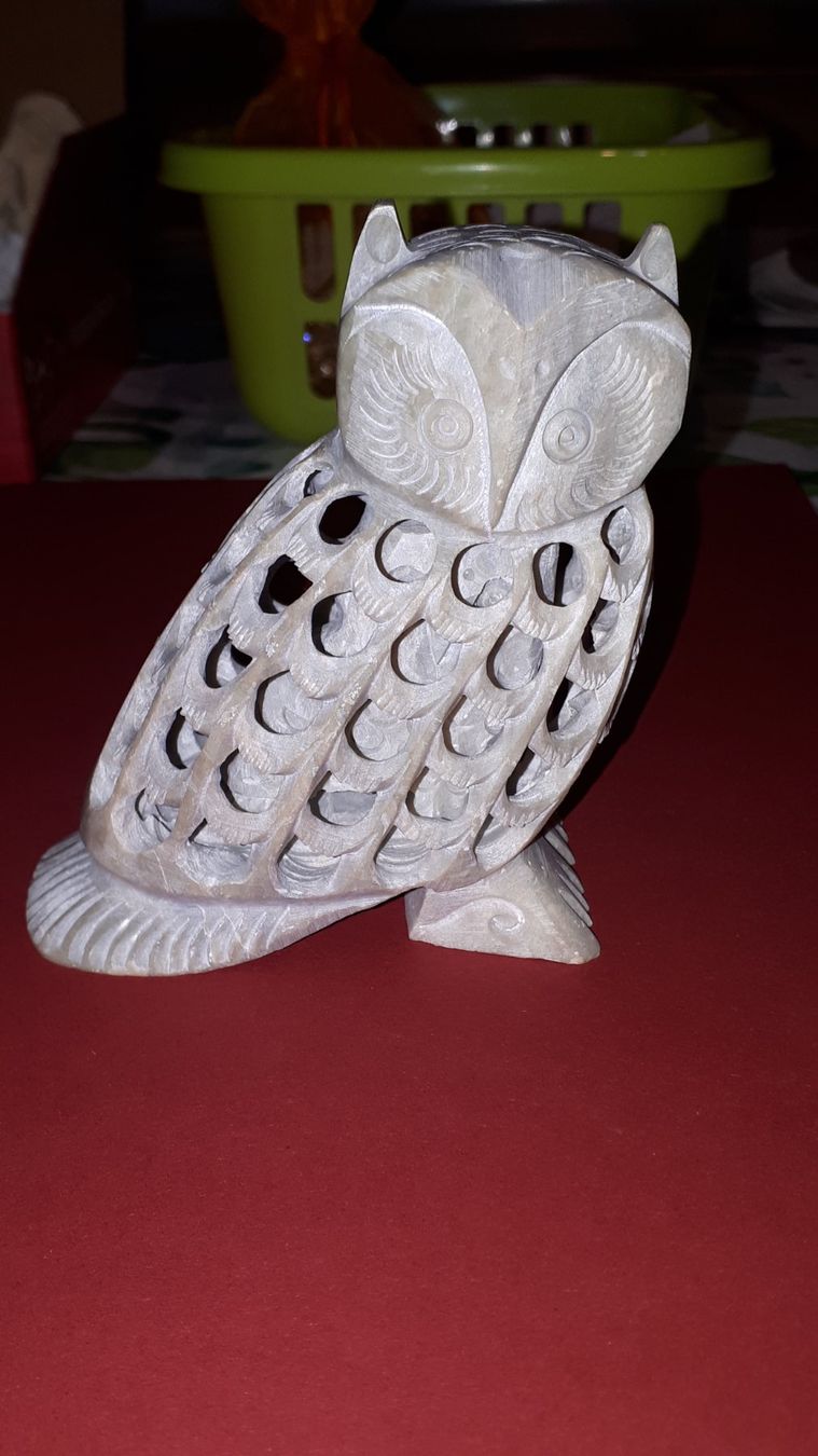 Statuette: Dekorative Stein Eule – Usato da Plagne venduto da Reticulum01 6