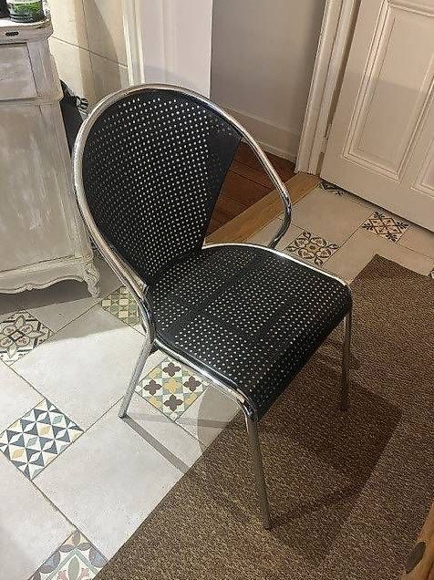 Sedie: 6 Chaises design metal pfister – Usato da corsier venduto da soph67