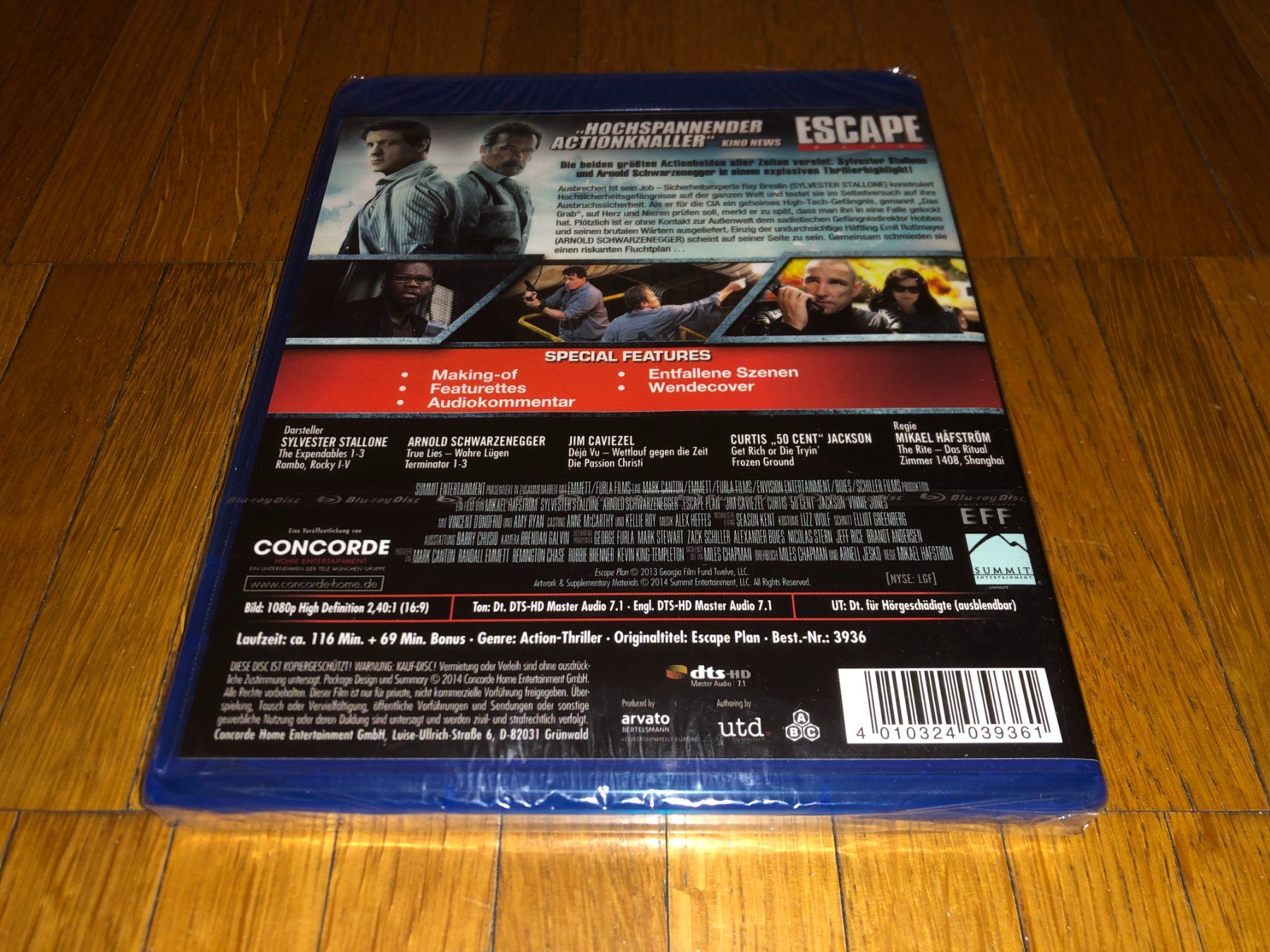 Alle DVDs: Escape Plan - BLU-RAY - UNCUT – Neu und originalverpackt aus Basel von havsok 1