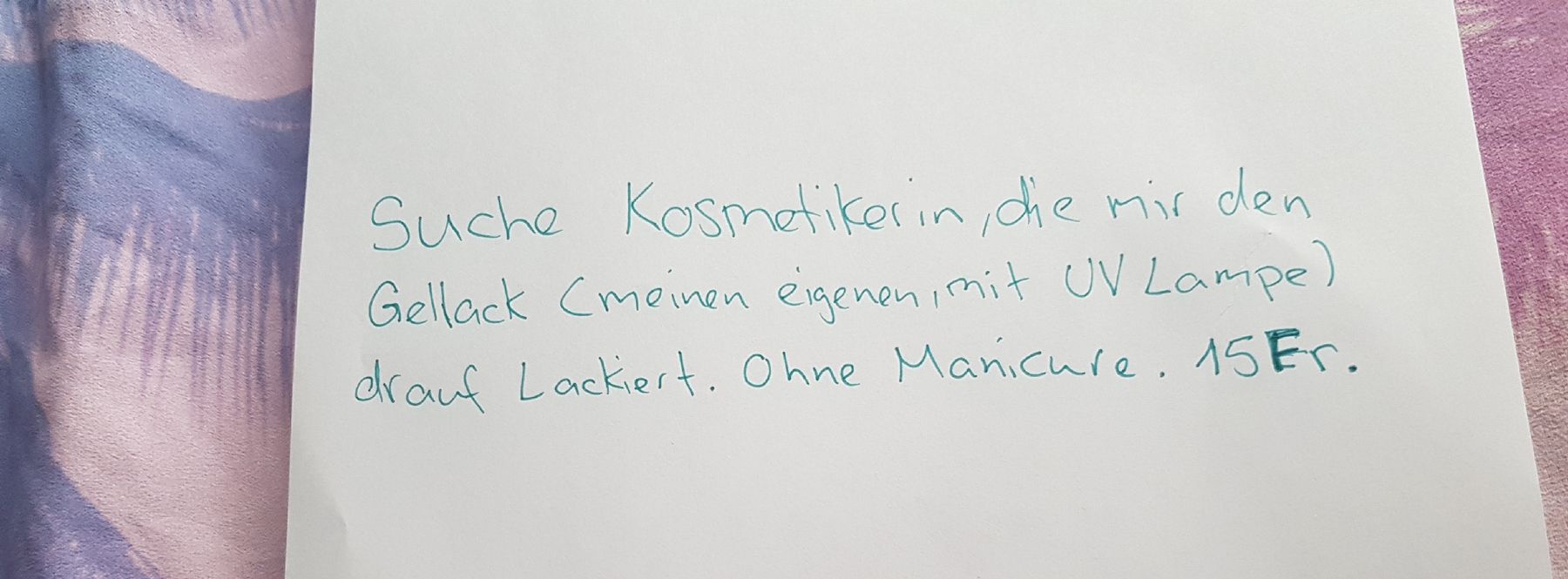 Künstliche Fingernägel: UV Nägel Mit Lack – Neu (gemäss Beschreibung) aus Zihlschlacht von Sun25