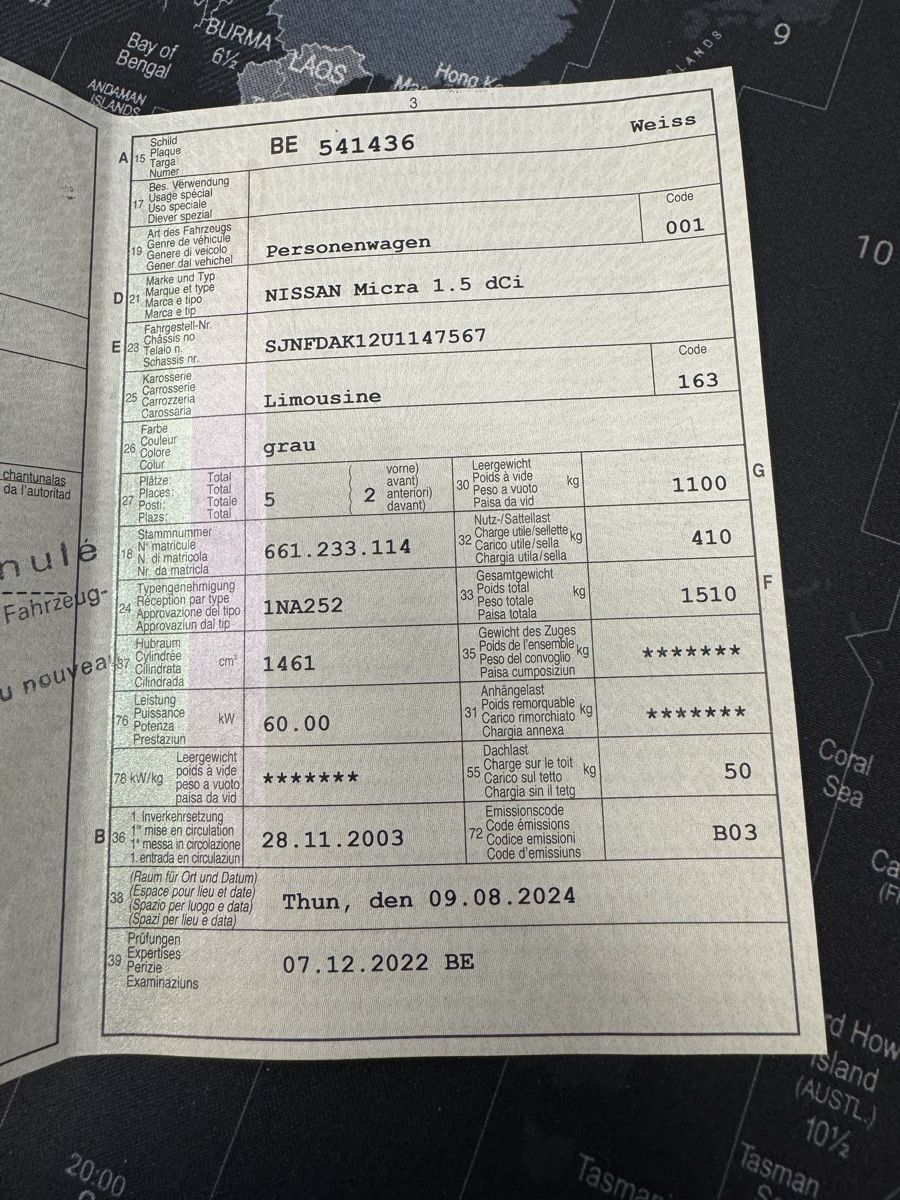 Nissan Autos: Nissan Micra 1.5 Diesel – Gebraucht aus Uetendorf von Burton24 4