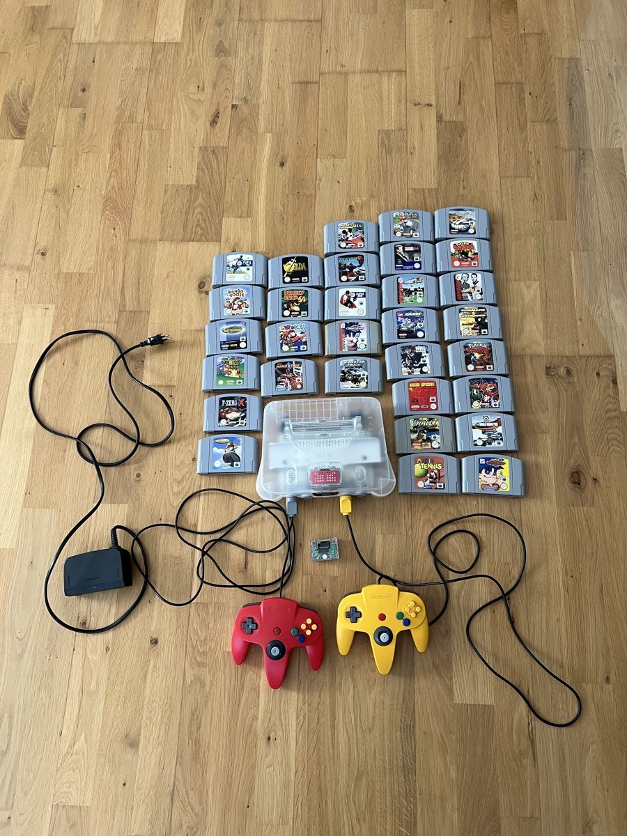 Nintendo Konsolen: Nintendo 64 Konsole mit 31 Spiele + 2 Controller! – Gebraucht aus Stäfa von PatrickOO7
