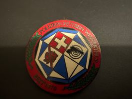 Pin Nummeriert Polizei Pistole Schützen Schweiz Wappen